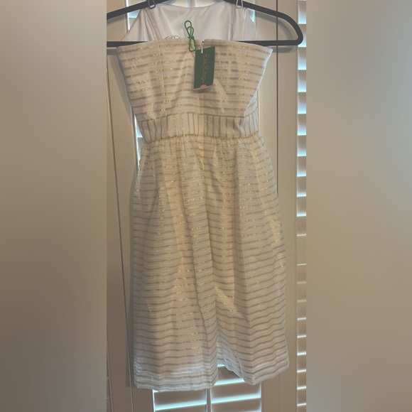 NWT Lilly Pulitzer Metallic Kerry Dress Size 4 - Picture 2 of 5